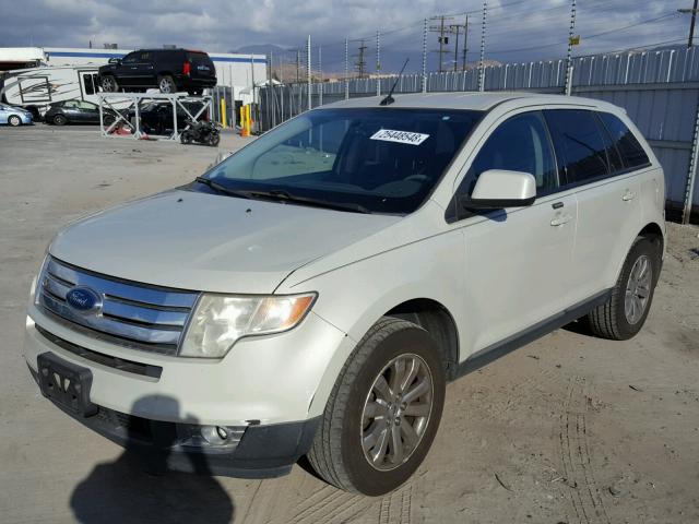 2FMDK38C67BB28467 - 2007 FORD EDGE SEL WHITE photo 2