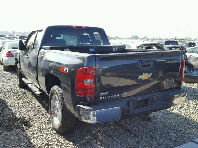 1GCEC290X9Z296827 - 2009 CHEVROLET SILVERADO BLACK photo 3