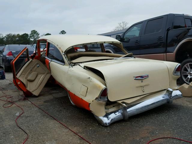 C55B202699 - 1955 CHEVROLET CUSTOM ORANGE photo 3