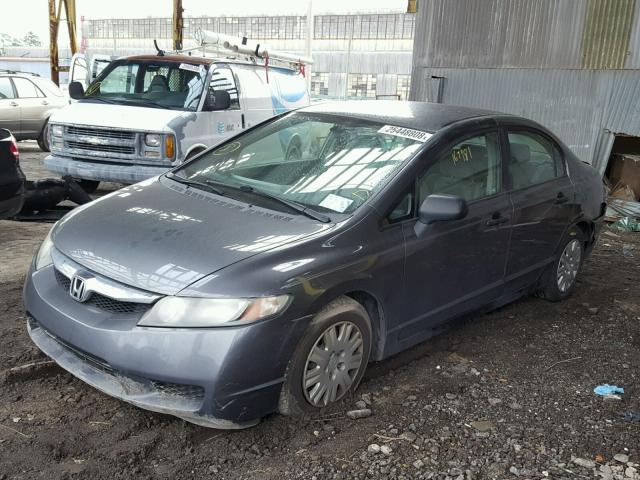 19XFA1F3XAE041386 - 2010 HONDA CIVIC VP GRAY photo 2