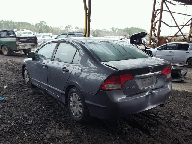 19XFA1F3XAE041386 - 2010 HONDA CIVIC VP GRAY photo 3