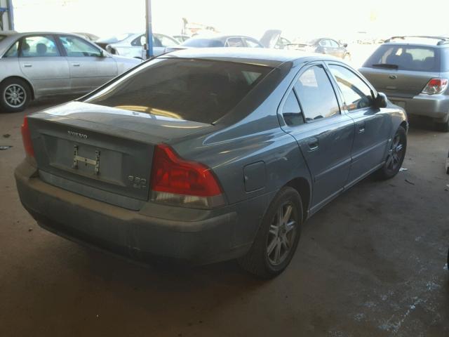 YV1RS58D222174840 - 2002 VOLVO S60 2.4T TEAL photo 4