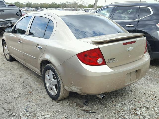 1G1AZ52F557554974 - 2005 CHEVROLET COBALT LT GOLD photo 3