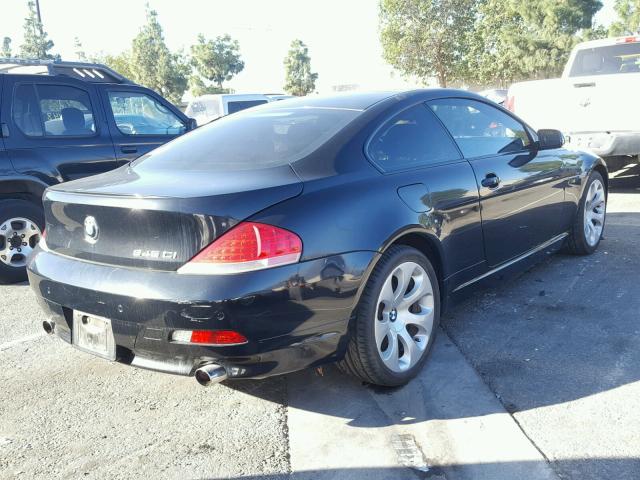 WBAEH73425CF95140 - 2005 BMW 645 CI AUT BLACK photo 4