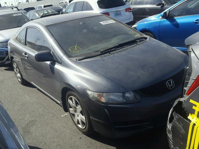 2HGFG12619H541596 - 2009 HONDA CIVIC LX GRAY photo 1