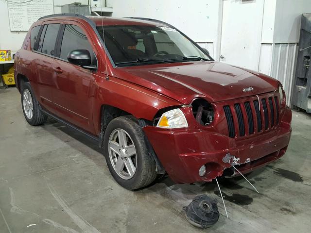 1J4NT4FB1AD537834 - 2010 JEEP COMPASS SP RED photo 1
