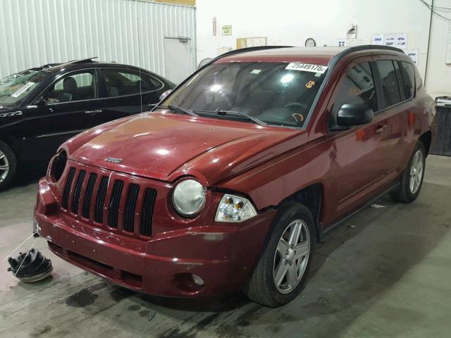 1J4NT4FB1AD537834 - 2010 JEEP COMPASS SP RED photo 2