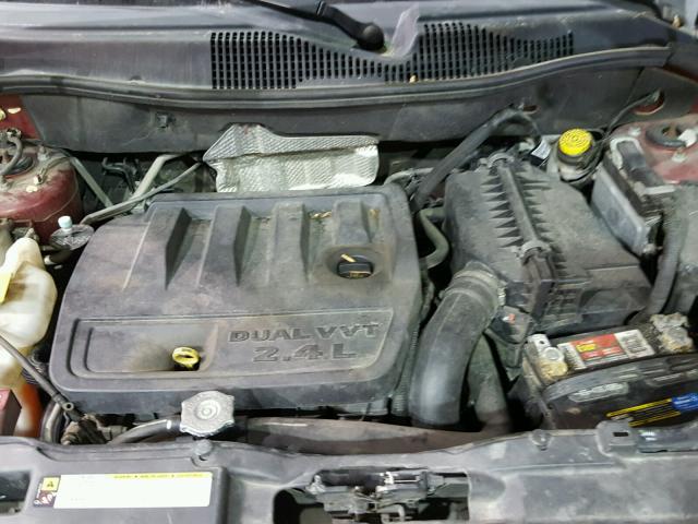 1J4NT4FB1AD537834 - 2010 JEEP COMPASS SP RED photo 7