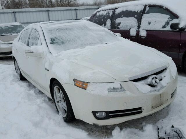 19UUA66228A037908 - 2008 ACURA TL WHITE photo 1