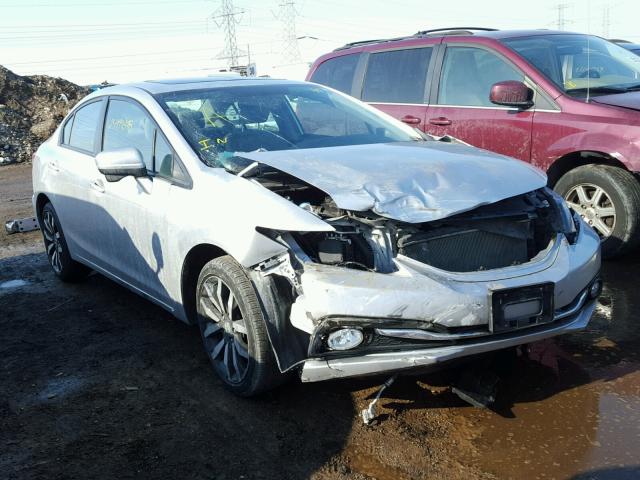 19XFB2F97FE091869 - 2015 HONDA CIVIC EXL 银色 照片 1