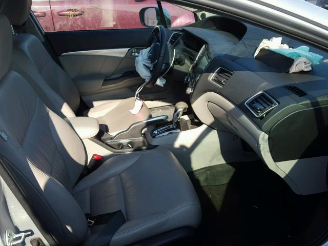 19XFB2F97FE091869 - 2015 HONDA CIVIC EXL 银色 照片 5