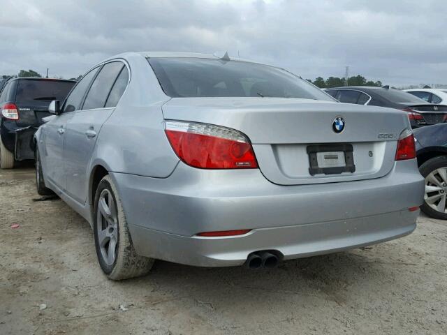 WBANW13558CZ74159 - 2008 BMW 535 I SILVER photo 3