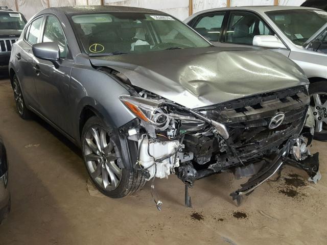 JM1BM1L34E1199581 - 2014 MAZDA 3 TOURING GRAY photo 1