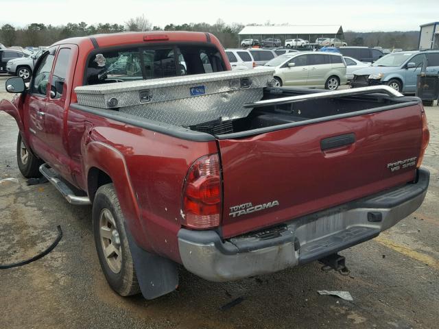 5TETU62N28Z498064 - 2008 TOYOTA TACOMA PRE RED photo 3