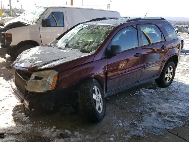 2CNDL13F086067114 - 2008 CHEVROLET EQUINOX LS RED photo 2