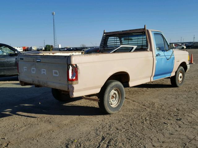 1FTEF14N2KLA35821 - 1989 FORD F150 TAN photo 4