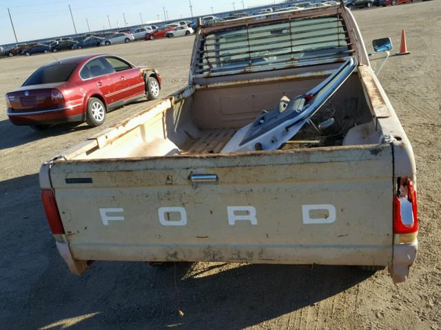 1FTEF14N2KLA35821 - 1989 FORD F150 TAN photo 6