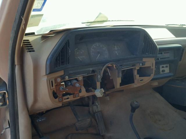 1FTEF14N2KLA35821 - 1989 FORD F150 TAN photo 9