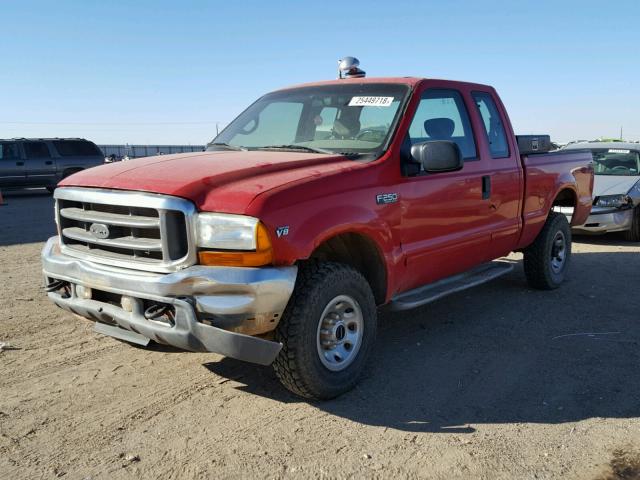 3FTNX21L71MA60071 - 2001 FORD F250 SUPER RED photo 2