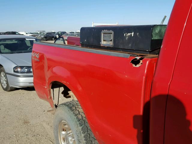 3FTNX21L71MA60071 - 2001 FORD F250 SUPER RED photo 9