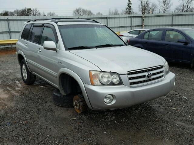 JTEHF21A220070702 - 2002 TOYOTA HIGHLANDER SILVER photo 1