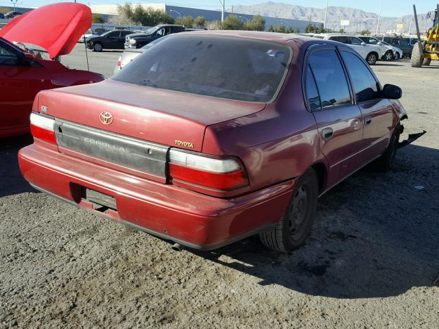 1NXBA02E3VZ526696 - 1997 TOYOTA COROLLA BA RED photo 4