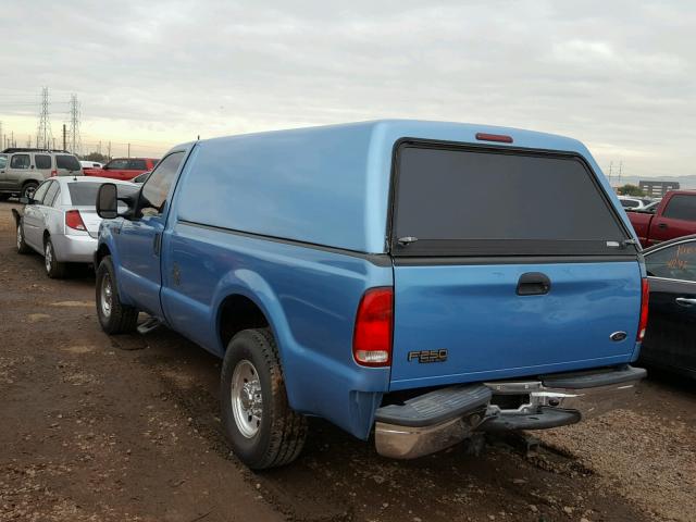 1FTNF20L6YED70927 - 2000 FORD F250 SUPER BLUE photo 3