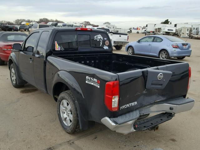 1N6AD06U25C404813 - 2005 NISSAN FRONTIER K BLACK photo 3