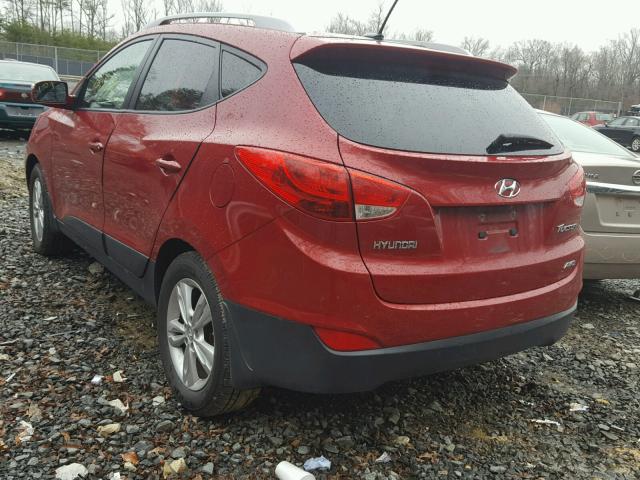 KM8JUCAC0CU446094 - 2012 HYUNDAI TUCSON GLS RED photo 3