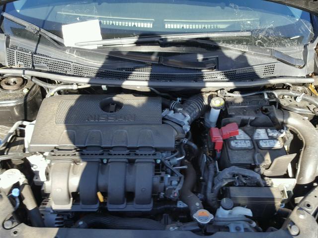 3N1AB7AP5HY262698 - 2017 NISSAN SENTRA BLACK photo 7