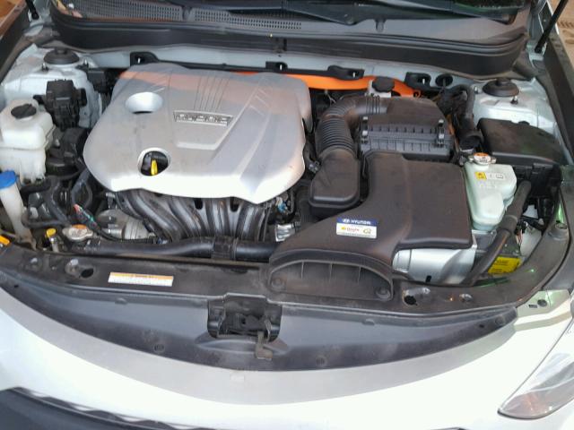 KMHEC4A41DA082936 - 2013 HYUNDAI SONATA HYB SILVER photo 7