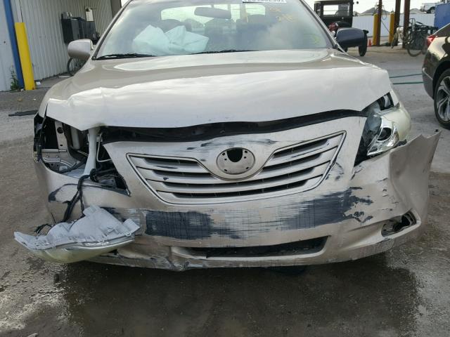 4T1BE46K19U300092 - 2009 TOYOTA CAMRY BASE GOLD photo 9