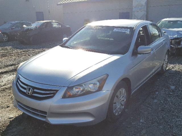 1HGCP2F37BA106904 - 2011 HONDA ACCORD LX SILVER photo 2