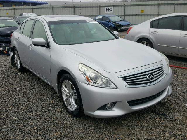 JN1DV6AP6CM811612 - 2012 INFINITI G25 BASE SILVER photo 1