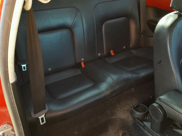 3VWPW31C99M511396 - 2009 VOLKSWAGEN NEW BEETLE 红色 照片 6