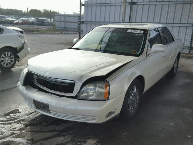 1G6KD54YX3U256706 - 2003 CADILLAC DEVILLE CREAM photo 2