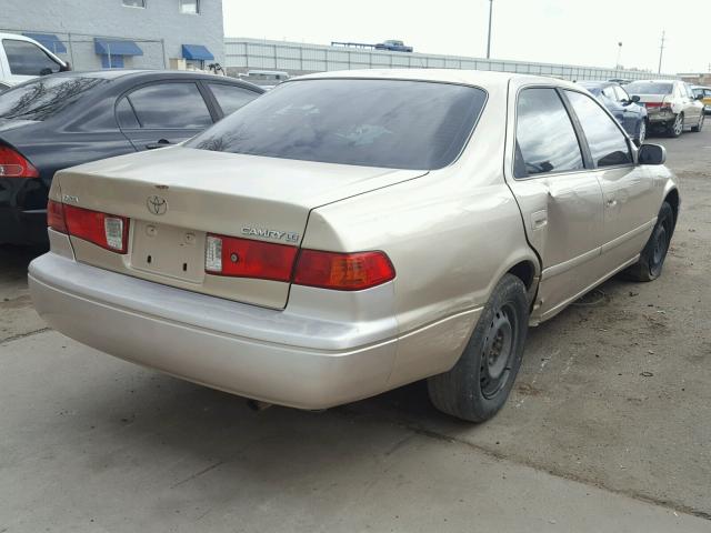 JT2BG22K810563998 - 2001 TOYOTA CAMRY CE GOLD photo 4