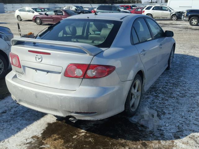 1YVHP84C255M26388 - 2005 MAZDA 6 I SILVER photo 4