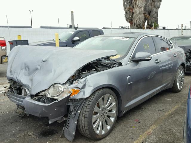 SAJWA06B99HR01724 - 2009 JAGUAR XF PREMIUM GRAY photo 2