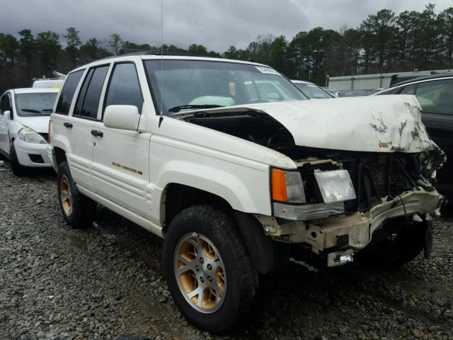 1J4GZ78YXWC105671 - 1998 JEEP GRAND CHER WHITE photo 1