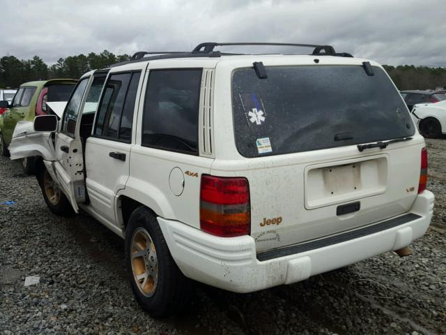 1J4GZ78YXWC105671 - 1998 JEEP GRAND CHER WHITE photo 3