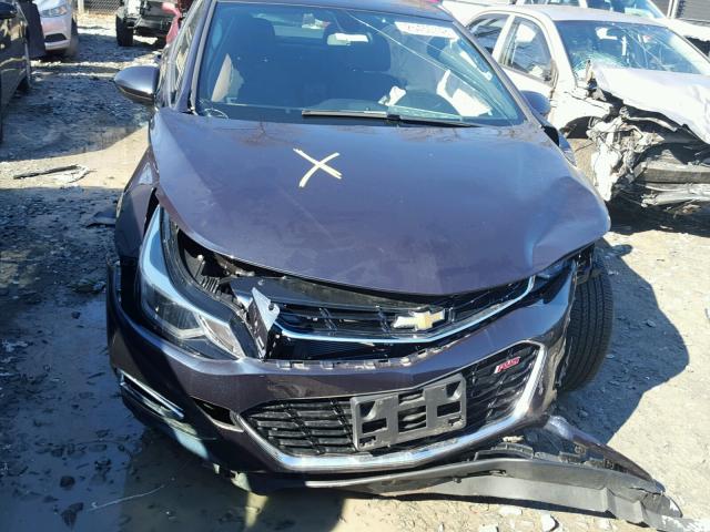 1G1BE5SM5G7271542 - 2016 CHEVROLET CRUZE LT BLUE photo 9