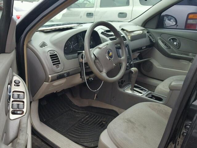 1G1ZS51F96F298810 - 2006 CHEVROLET MALIBU LS შავი ფოტო 9