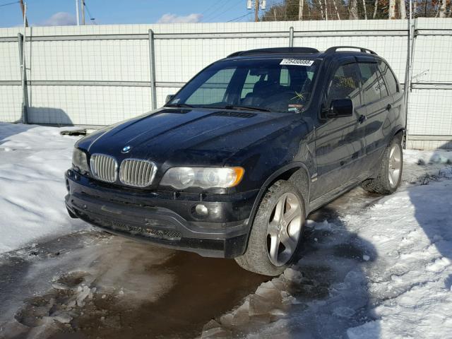 5UXFB93543LN80242 - 2003 BMW X5 4.6IS BLACK photo 2