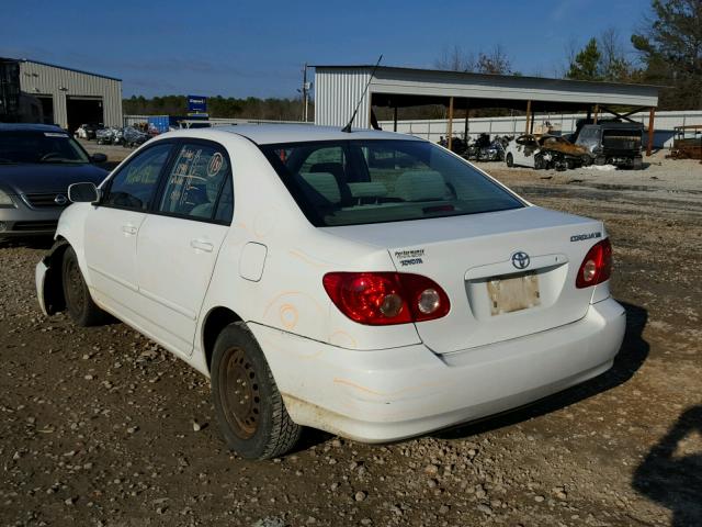 2T1BR32E57C837898 - 2007 TOYOTA COROLLA CE WHITE photo 3