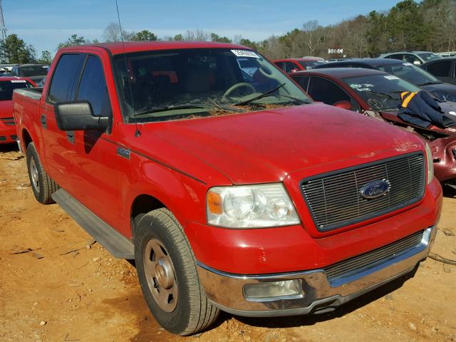 1FTRW12W44KC48940 - 2004 FORD F150 SUPER RED photo 1