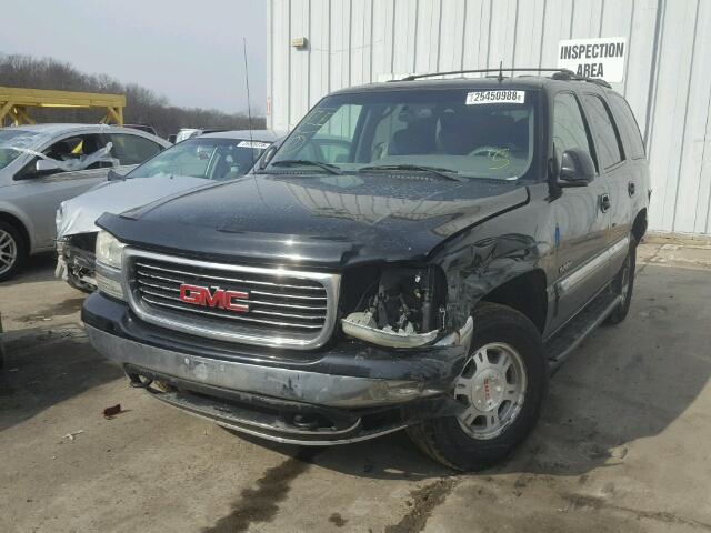 1GKEK13Z12R226616 - 2002 GMC YUKON Schwarz Foto 2