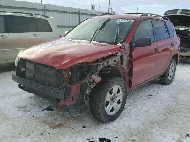 JTMBF33V495010501 - 2009 TOYOTA RAV4 RED photo 2