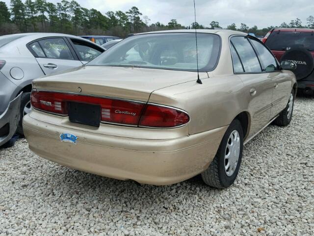 2G4WS52J541242277 - 2004 BUICK CENTURY CU GOLD photo 4