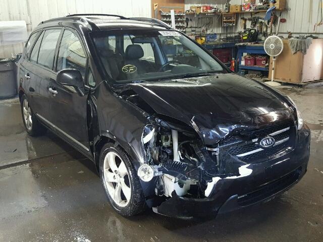 KNAFG526287180540 - 2008 KIA RONDO LX BLACK photo 1